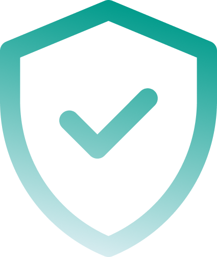 Shield with check mark